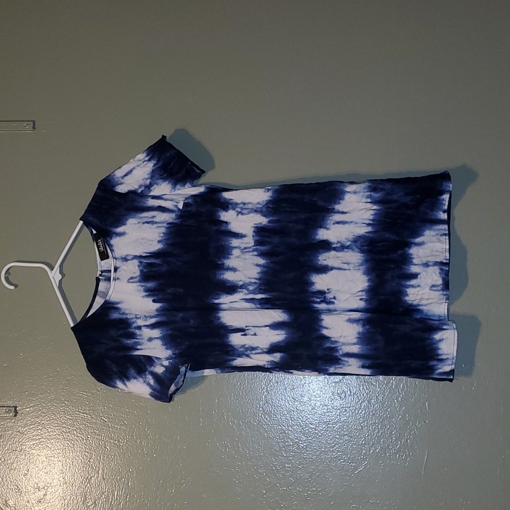 Lulus Beach Goer Tie Dye Mini Dress Small
